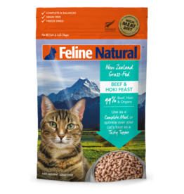 K9 Natural Feline Natural Freeze Dried Topper Beef & Hoki 3.5oz