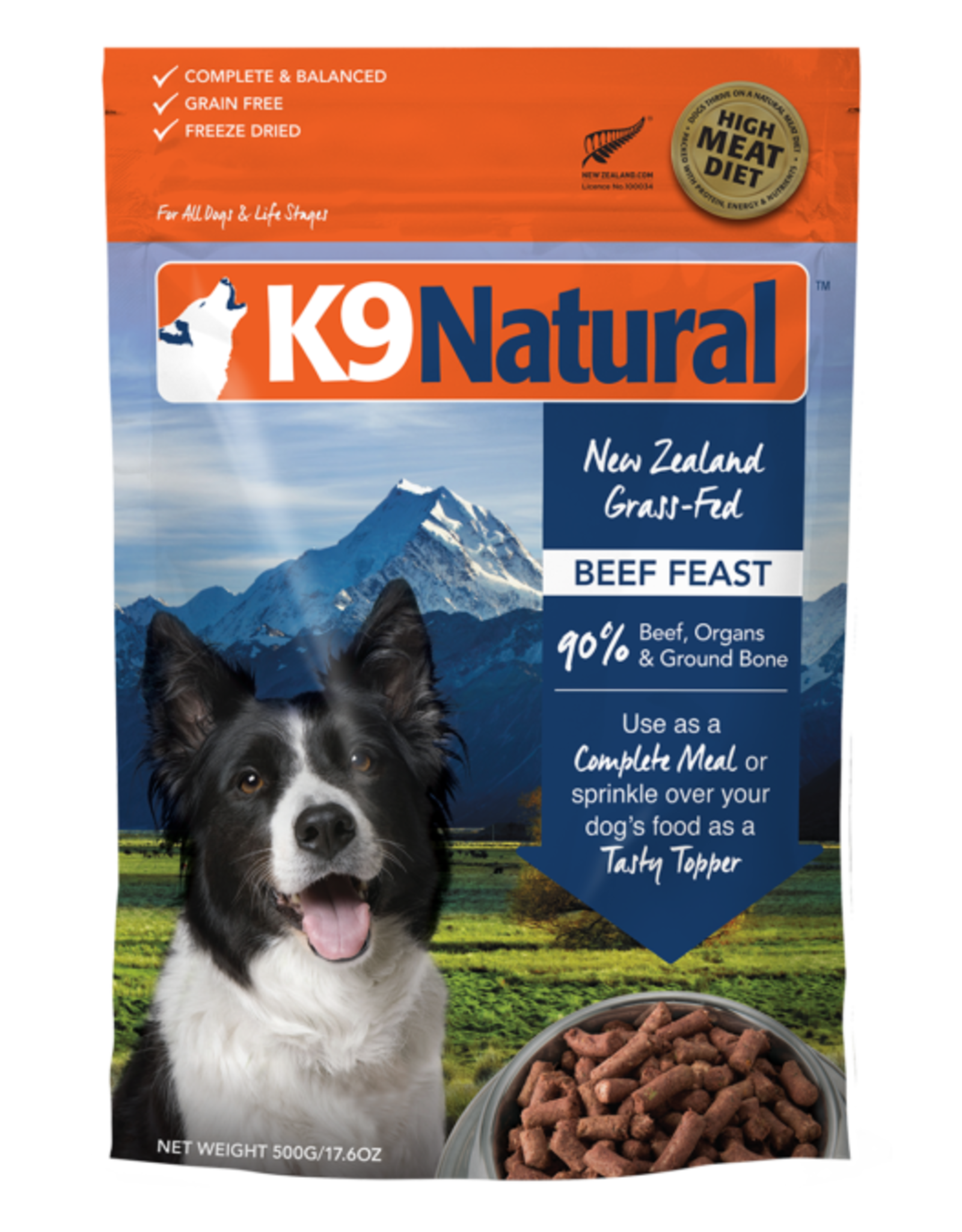 K9 Natural K9 Natural Freeze Dried Beef Feast Dog Food