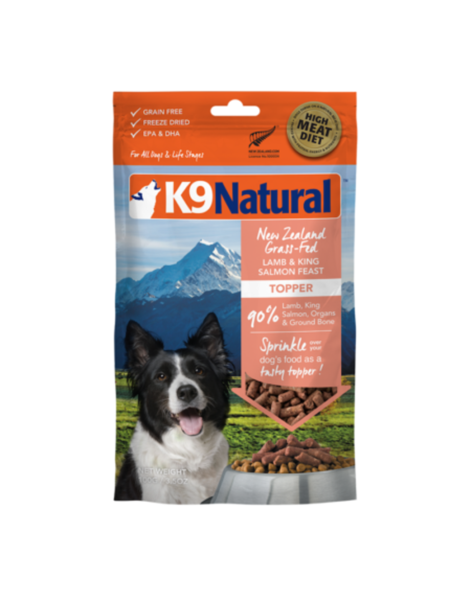 K9 Natural K9 Natural Freeze Dried Lamb & Salmon Feast Topper 3.5oz
