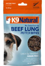 K9 Natural K9 Naturals Air Dried Beef Lung Protein Bites 2.1oz