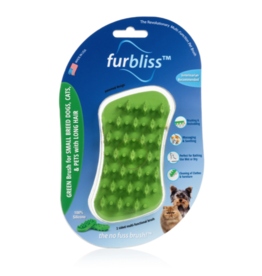 Furbliss Furbliss Green Brush for Small Pets w/Long Hair