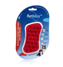 Furbliss Furbliss Red Brush for Large Pets w/Long Hair