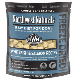Northwest Naturals Northwest Naturals Raw Diet for Dogs Freeze Dried Nuggets Whitefish & Salmon Recipe 12oz