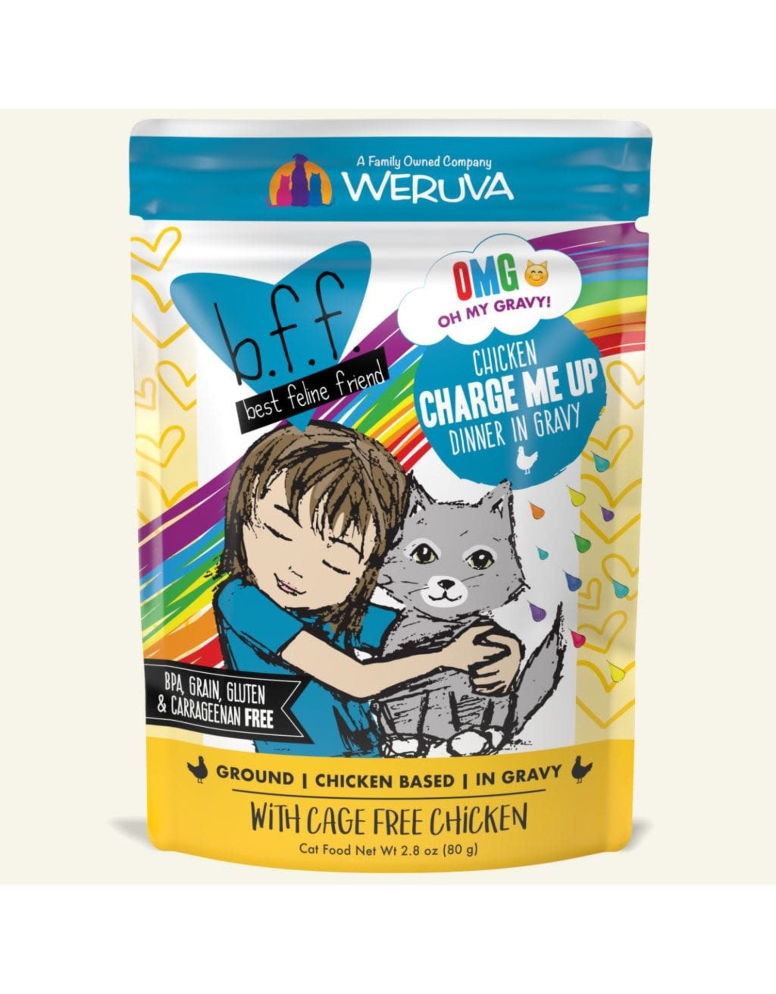 Weruva Weruva BFF OMG! Charge Me Up Chicken Dinner in Gravy Cat Food 3oz