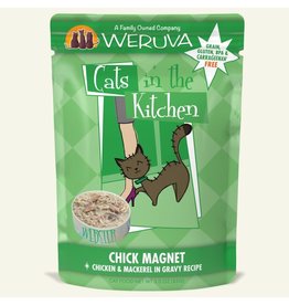Weruva Weruva Cats in the Kitchen Chick Magnet Chicken & Mackerel in Gravy Cat Food 3oz Pouch