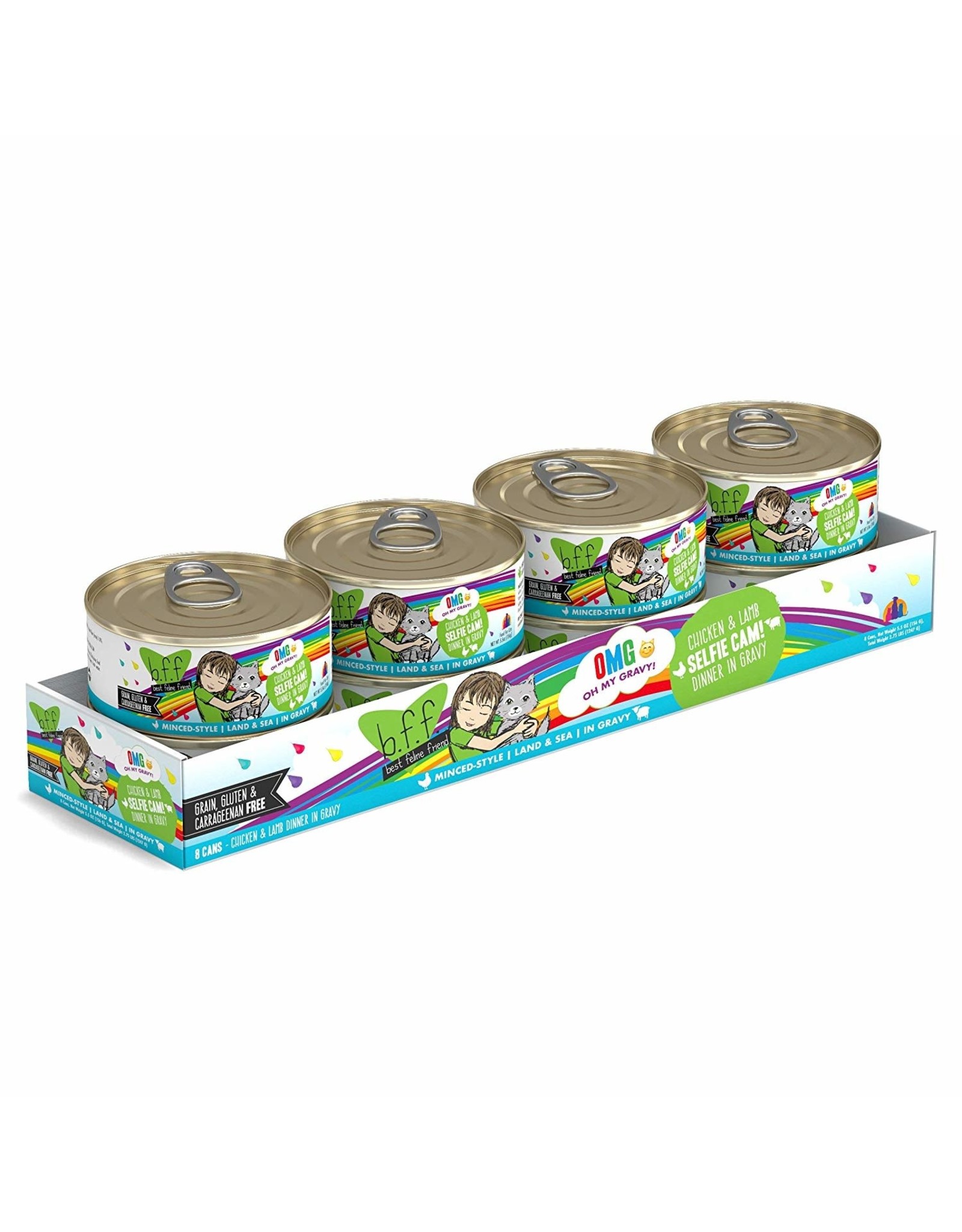 Weruva Weruva BFF OMG Selfie Cam Chicken & Lamb Dinner in Gravy Cat Food 5.5oz