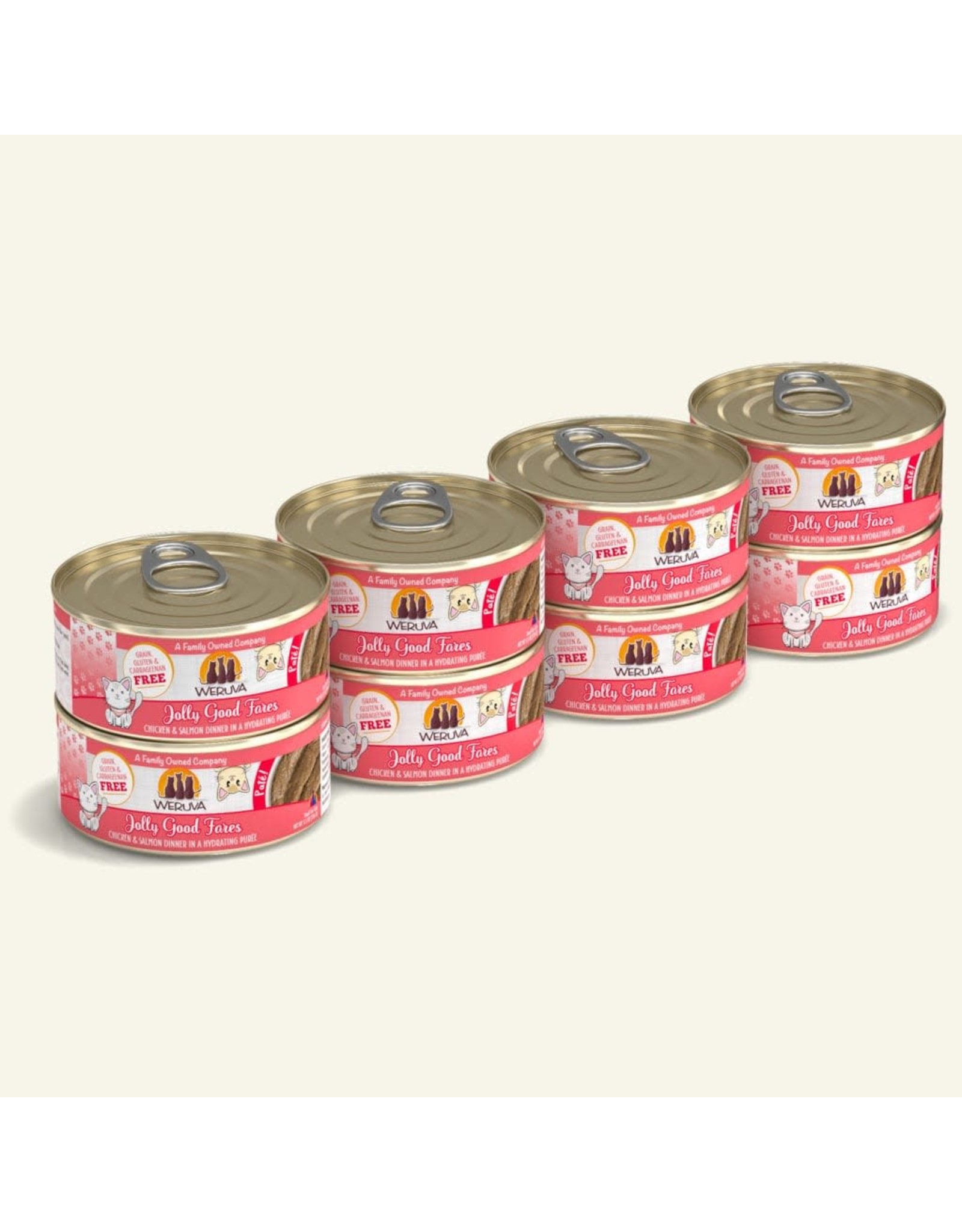 Weruva Weruva Jolly Good Fares Chicken & Salmon Dinner Pate Cat Food 5.5oz