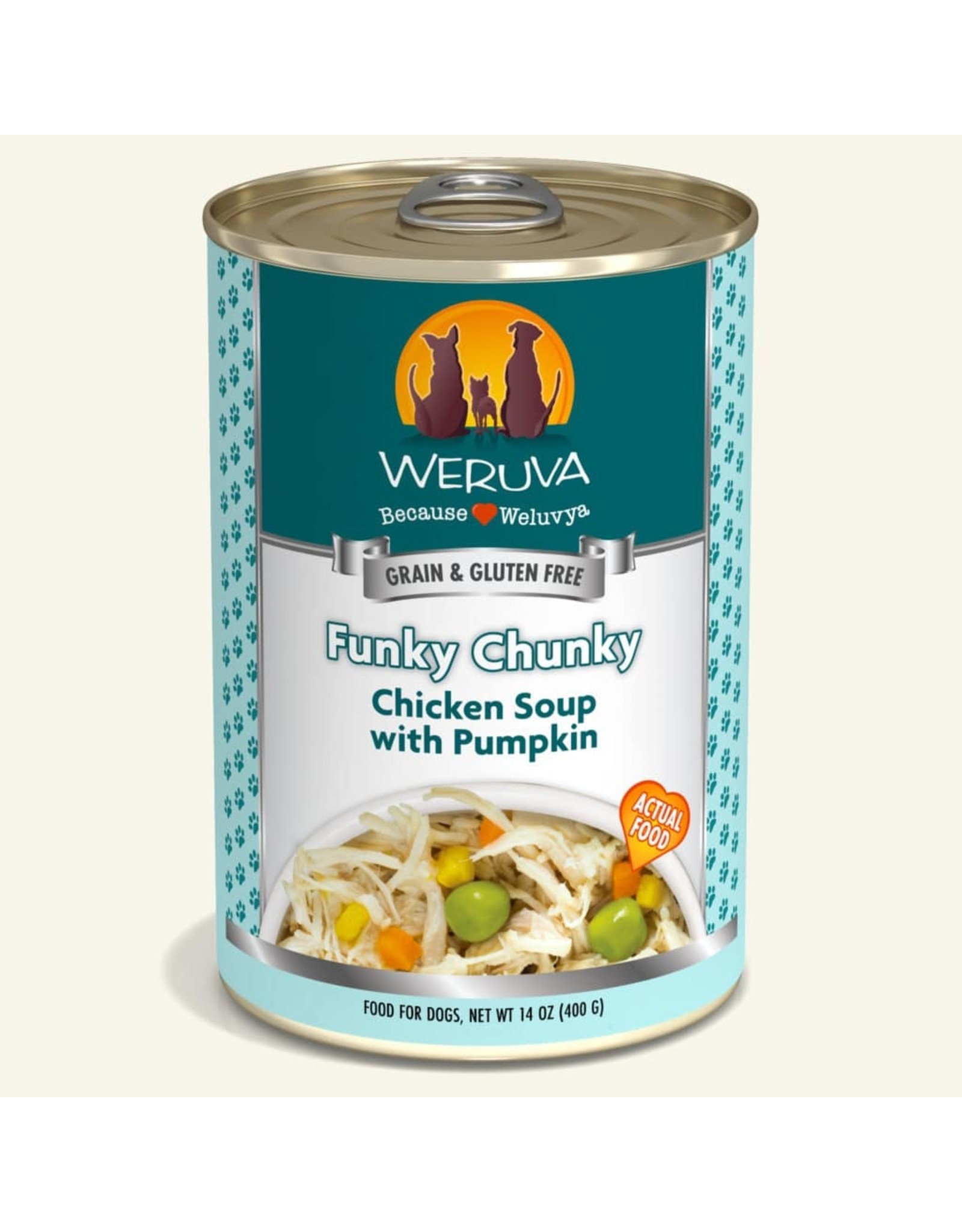 Weruva Weruva Funky Chunky Chicken Soup with Pumpkin Dog Food 14oz