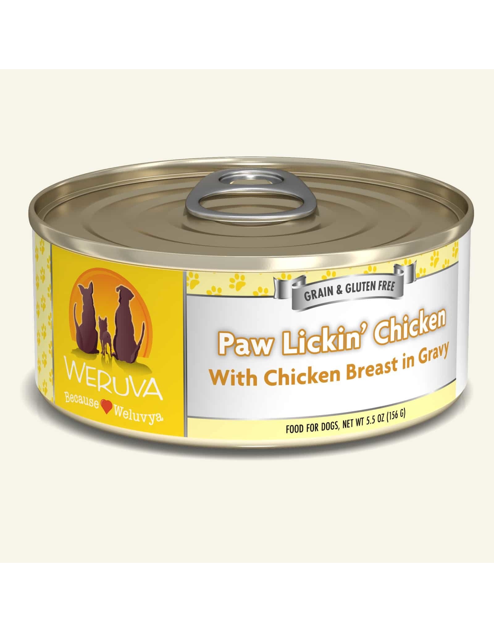 Weruva Weruva Paw Lickin Chicken with Chicken Breast in Gravy Dog Food 5.5oz