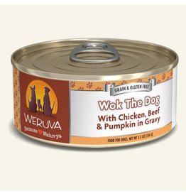 Weruva Weruva Wok the Dog with Chicken, Beef & Pumpkin in Gravy Dog Food 5.5oz