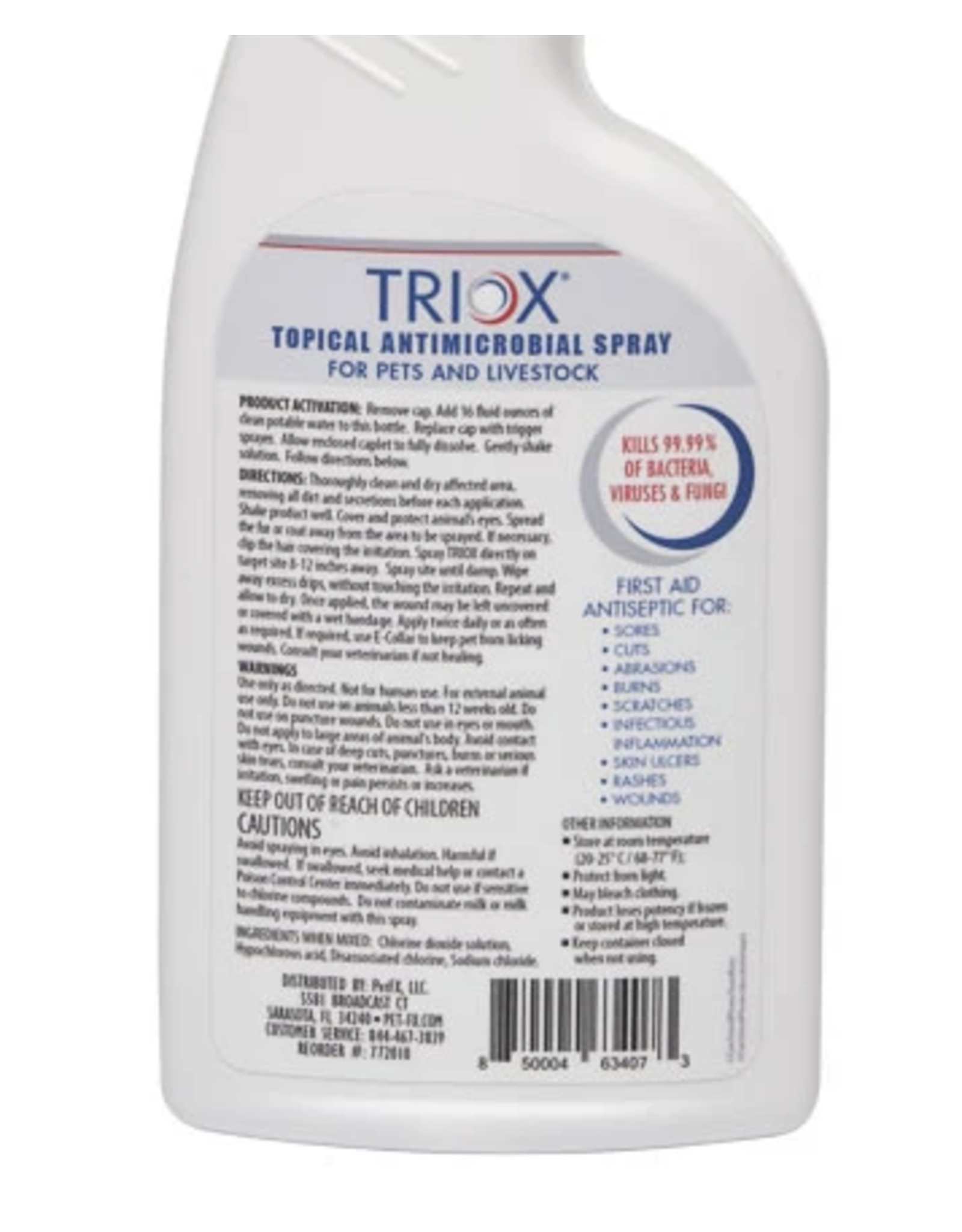 PetFX PetFX TRIOX Topical Antimicrobial Spray for Pets 16oz