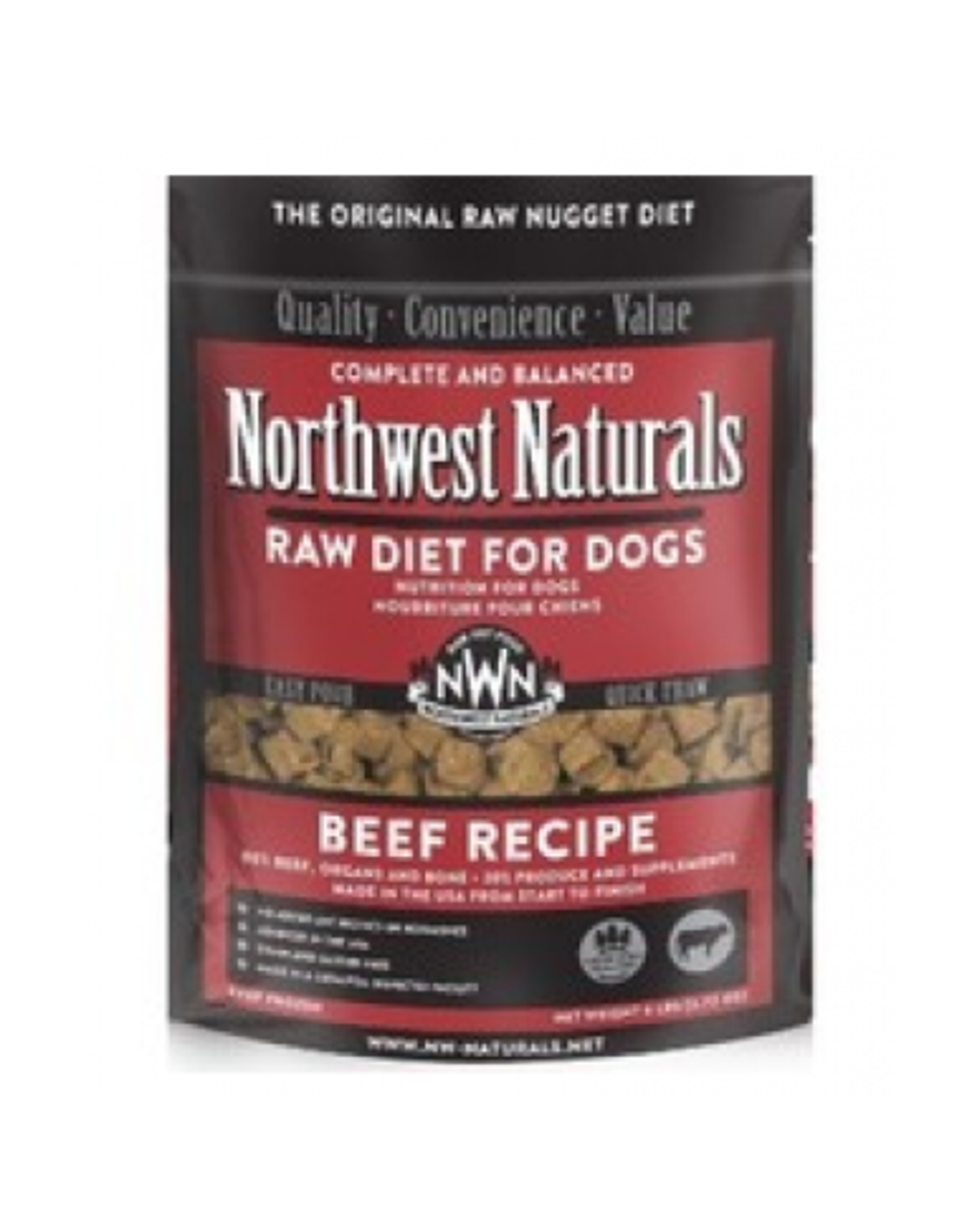 Northwest Naturals Northwest Naturals Raw Diet for Dogs Beef Recipe Dinner Nuggets