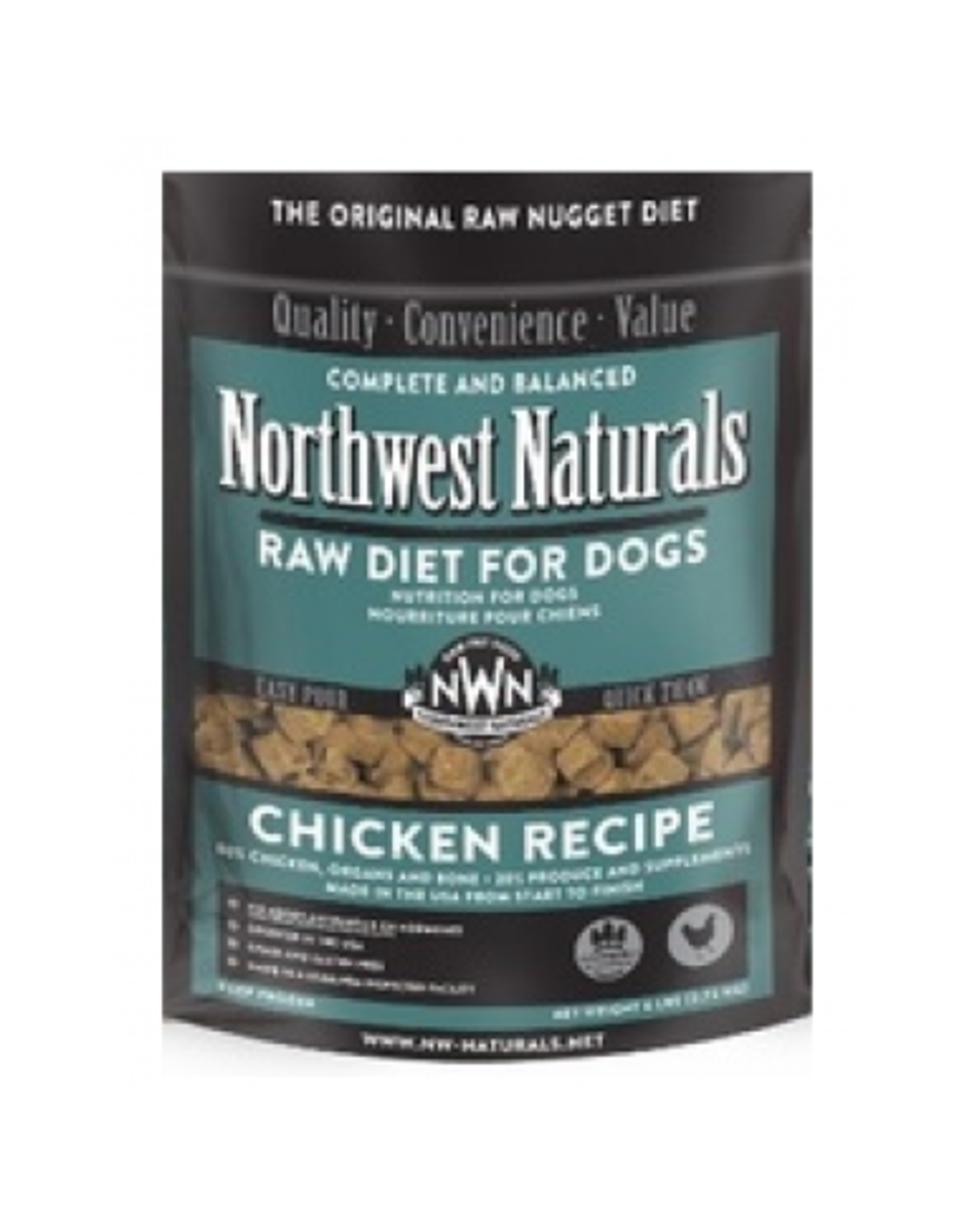 Northwest Naturals Northwest Naturals Raw Diet for Dogs Chicken Recipe Dinner Nuggets 6lb