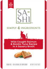 Rawz Rawz Sa-Shi Wild Caught Salmon & Bonito Tuna Recipe Cat Topper 1.76oz