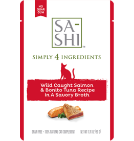 Rawz Rawz Sa-Shi Wild Caught Salmon & Bonito Tuna Recipe Cat Topper 1.76oz