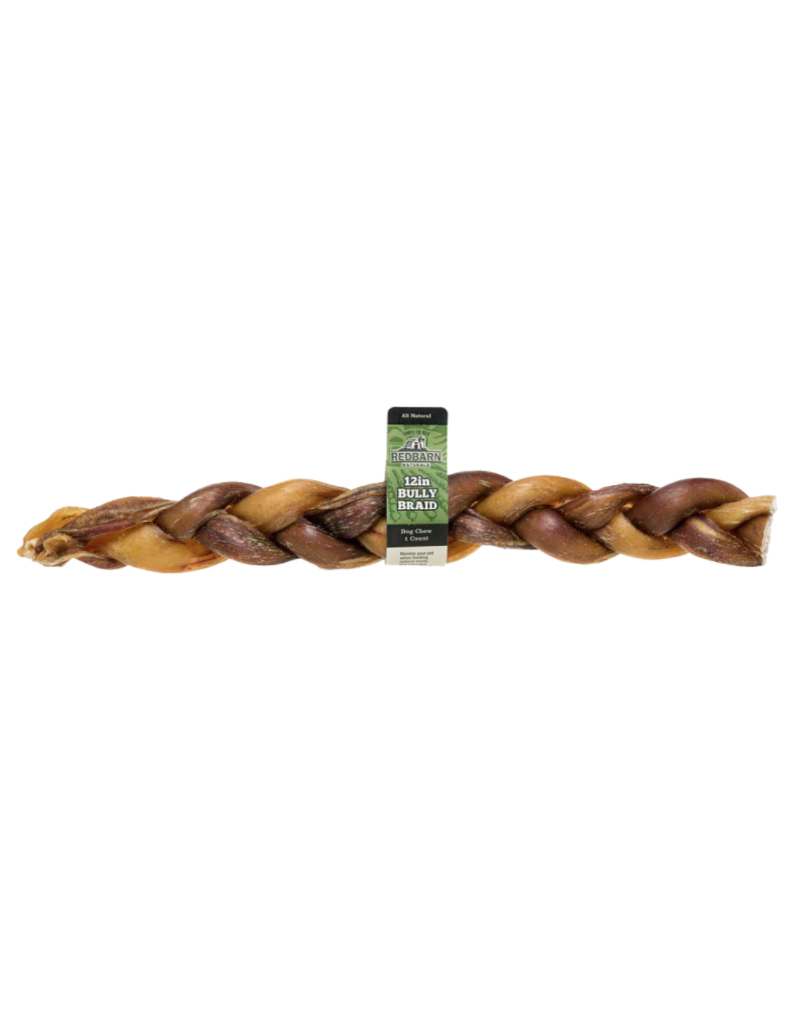 Redbarn Redbarn Braided Bully Stick 12"