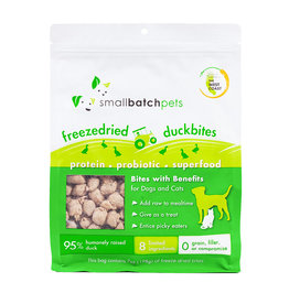 Small Batch Small Batch Super Booster Freeze Dried Duck Bites 7oz