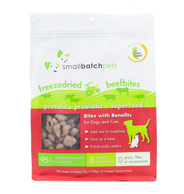 Small Batch Small Batch Super Booster Freeze Dried Beef Bites 7oz