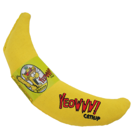 Ducky World Yeowww! Banana Catnip Toy 7"