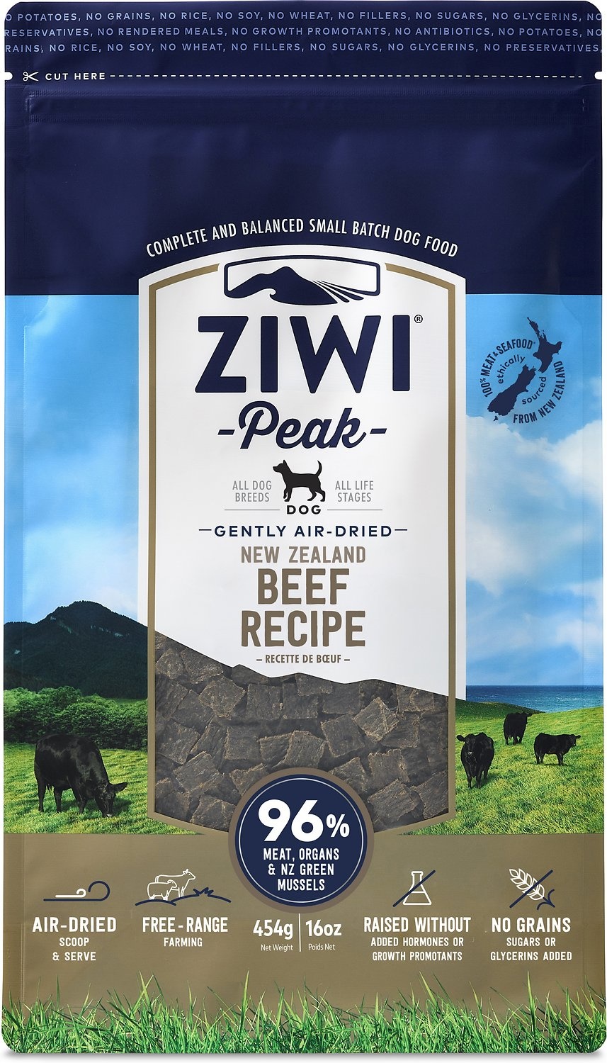 Ziwi Peak Air Dried Beef Recipe Everett Pet Nutrition LLC