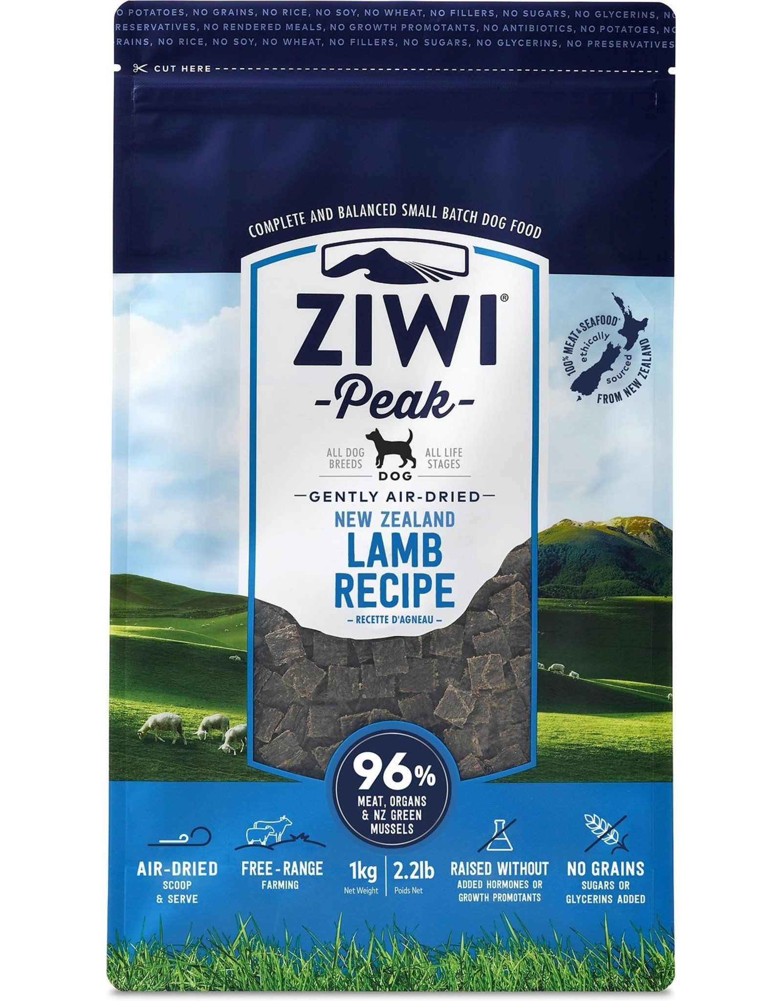 Ziwi Peak Ziwi Peak Air Dried Lamb Recipe for Dogs