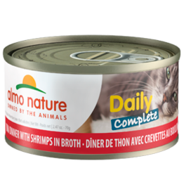 Almo Nature Almo Nature HQS Daily Complete Tuna w/Shrimp in Broth Cat Food 2.47oz