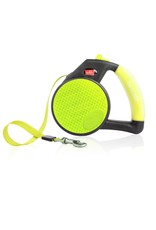 Wigzi Wigzi Gel Handle Reflective Retractable Leash