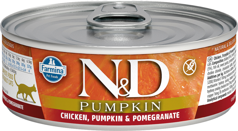 Farmina N&D Chicken, Pumpkin & Pomegranate Cat Food 2.8oz