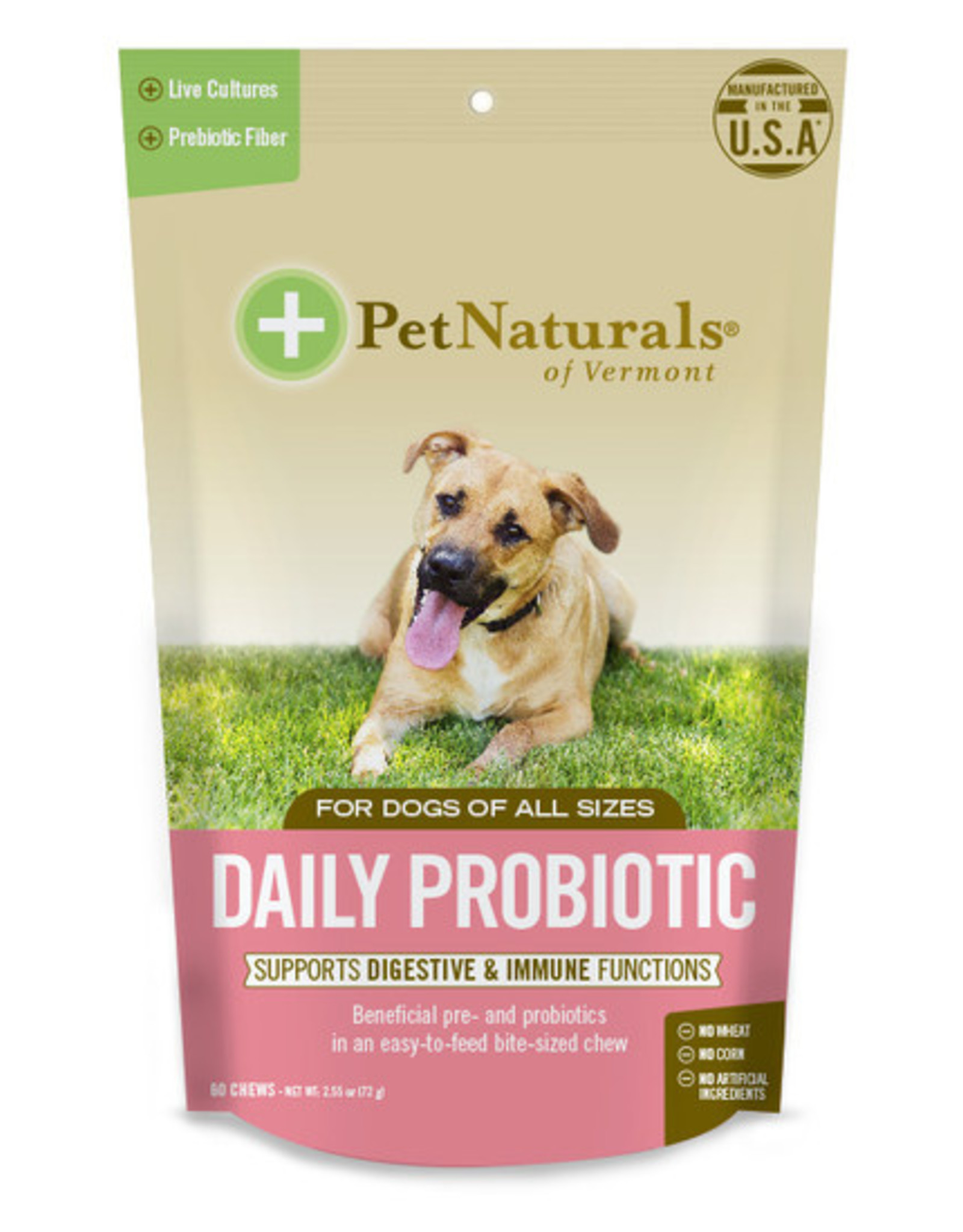 Pet Naturals Pet Naturals of Vermont Daily Probiotic for Dogs 60ct