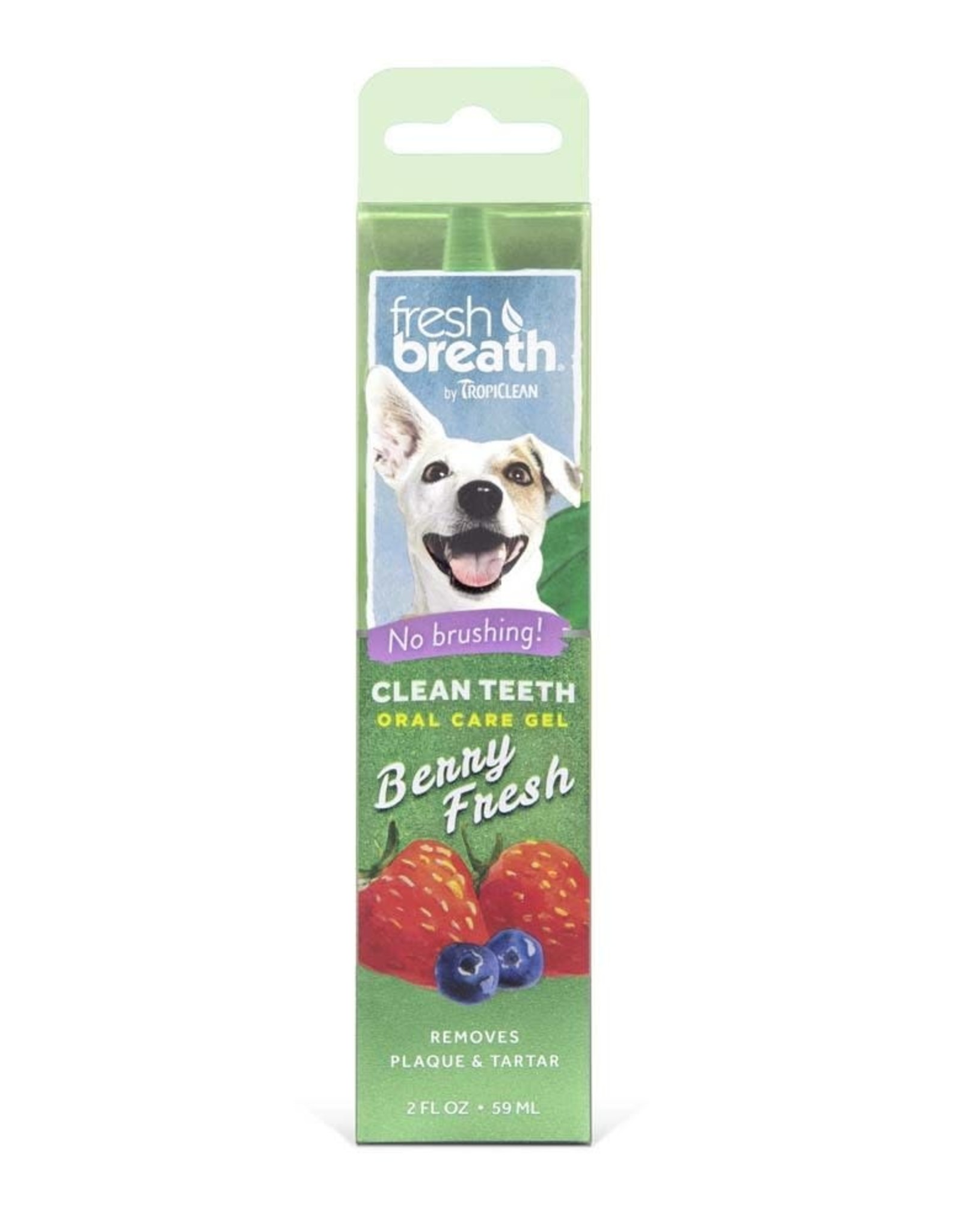 Tropiclean Tropiclean Fresh Breath No Brushing  Clean Teeth  Oral Gel Berry 2oz