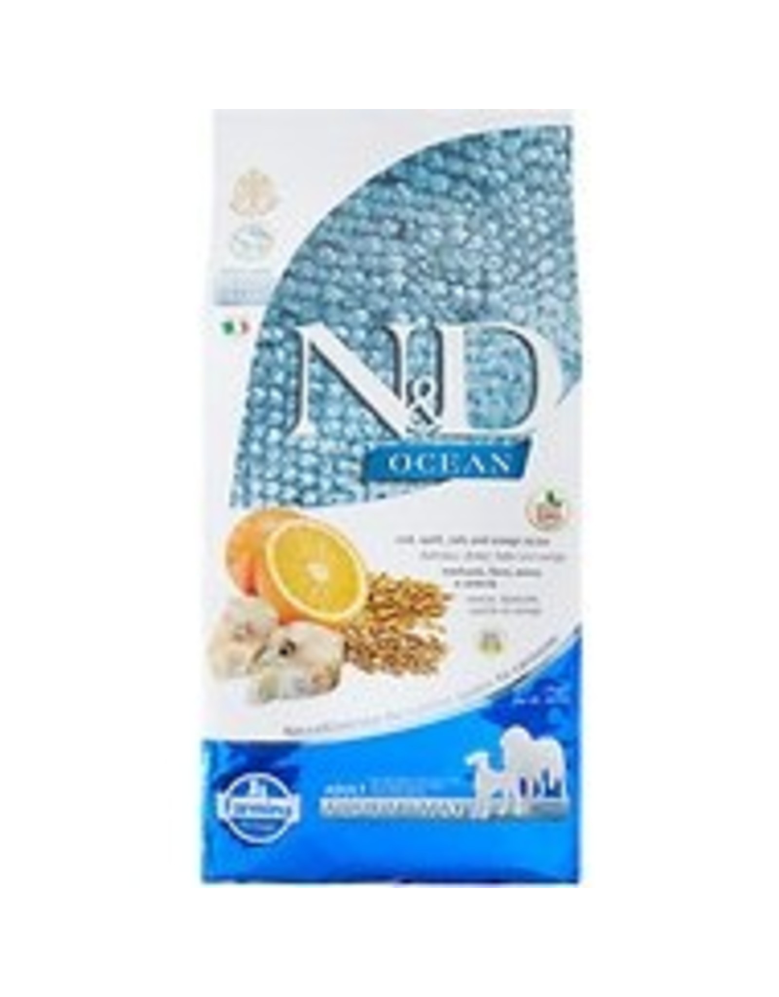 Farmina N&D Farmina N&D Ocean Cod, Spelt, Oats & Orange Med/Maxi Adult Dog Food