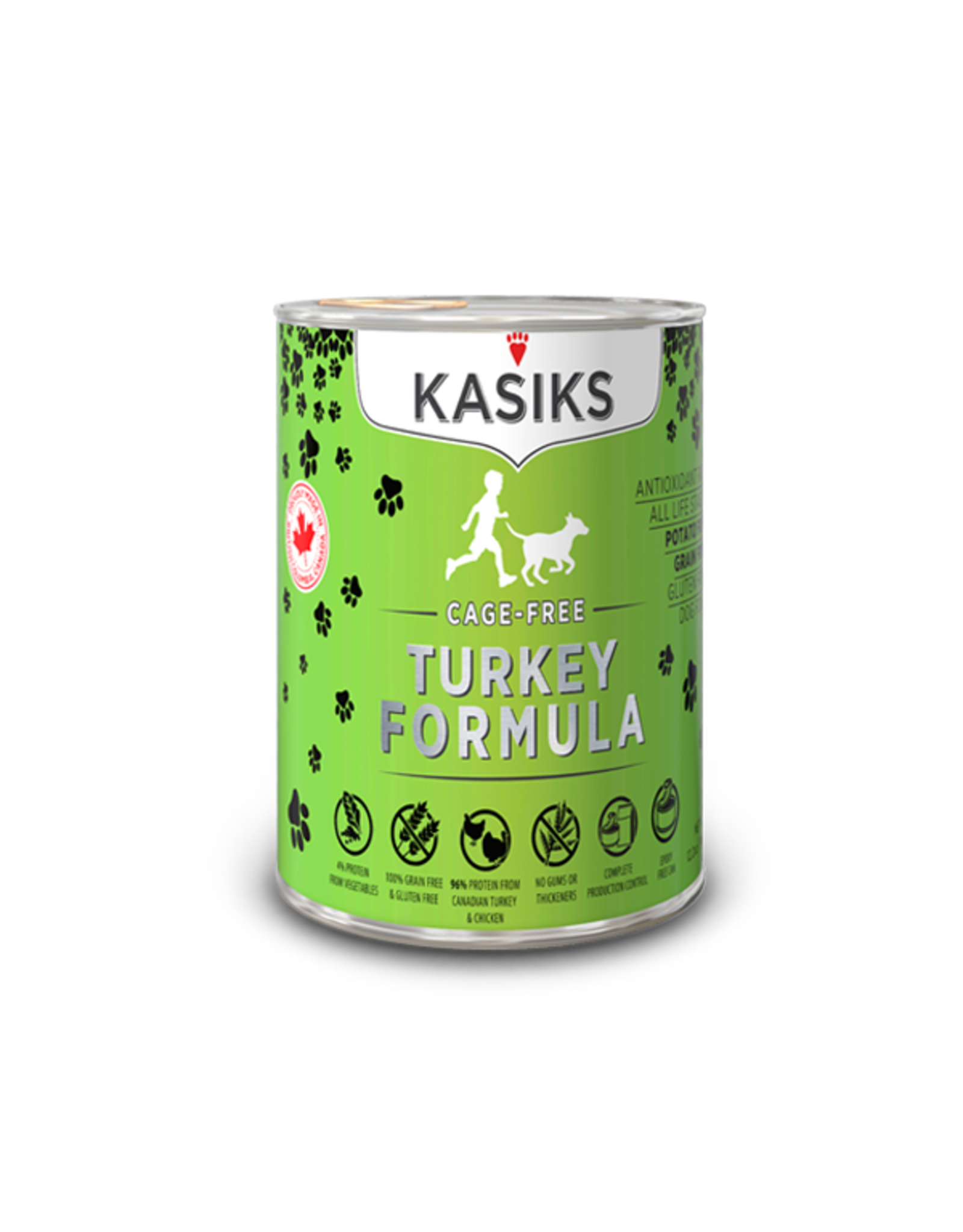 Kasiks Kasiks Cage-Free Turkey Formula Dog Food 12.2oz