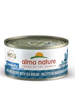 Almo Nature Almo Nature HQS Complete Mackerel Recipe w/ Sea Bream in Gravy Cat Food 2.47 Oz