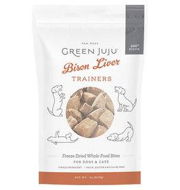 Green Juju Green Juju Bison Liver Trainers Freeze-Dried Whole Food Bites 3oz
