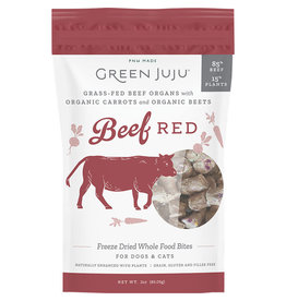 Green Juju Green Juju Beef Red Freeze Dried Whole Food Bites for Dogs & Cats