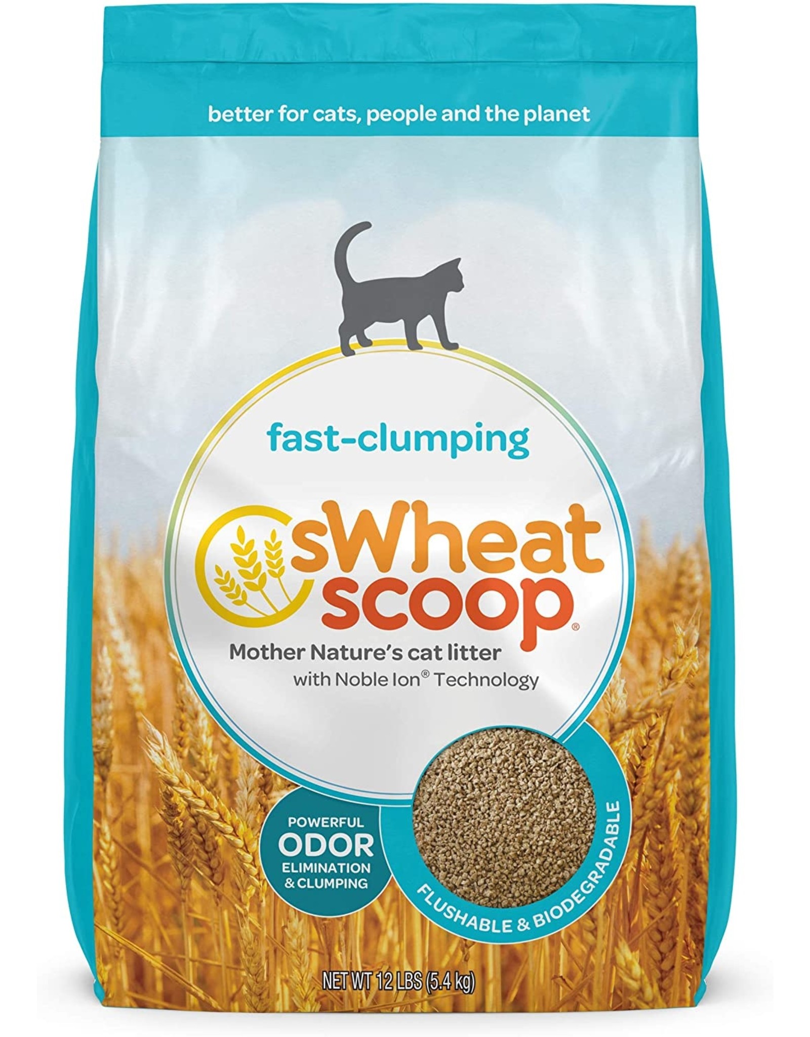 sWheat Scoop Natural Fast-Clumping Cat Litter Original