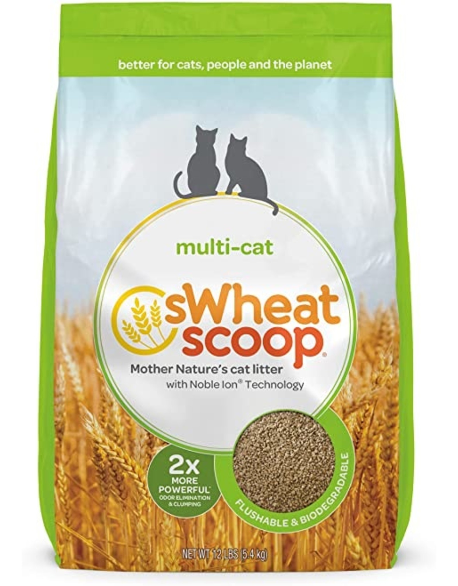 Swheat Scoop sWheat Scoop Natural Fast-Clumping Multi-Cat litter