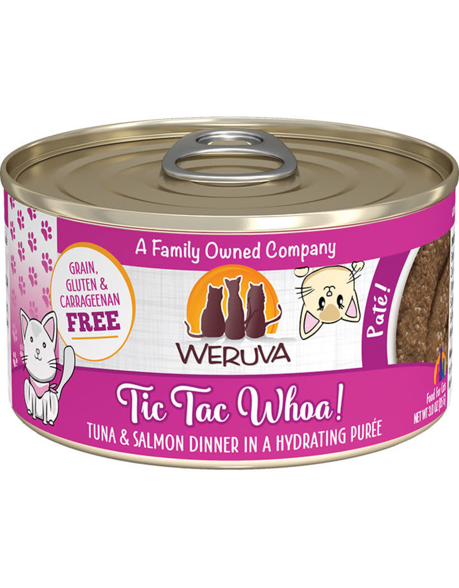 Weruva Weruva Tic Tac Whoa Tuna & Salmon Dinner Pate Cat Food 3oz
