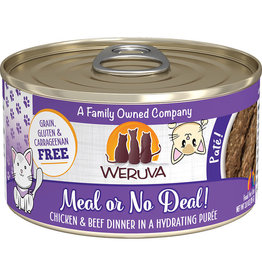 Weruva Weruva Meal or No Deal Chicken & Beef Dinner Pate Cat Food 3oz