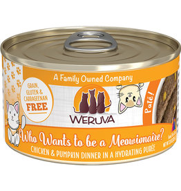 Weruva Weruva Who Wants to be a Meowionaire? Chicken & Pumpkin Dinner Pate Cat Food 3oz