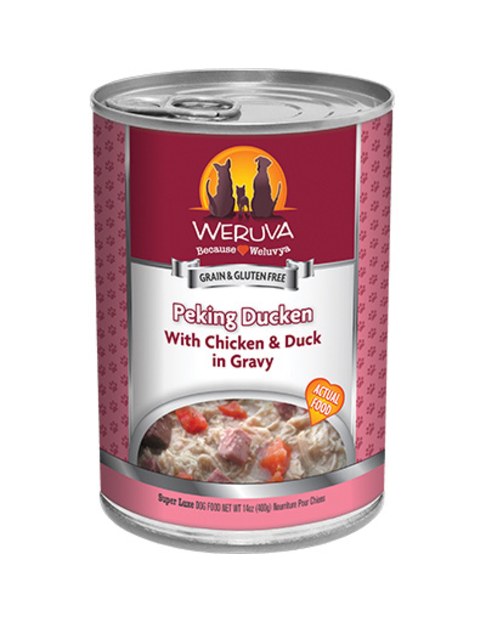 Weruva Weruva Peking Ducken w/Chicken & Duck in Gravy Dog Food 14oz