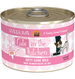 Weruva Weruva Cats in the Kitchen Kitty Gone Wild Salmon Recipe in Au Jus 6oz