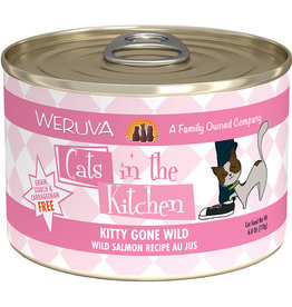 Weruva Weruva Kittens in the Kitchen Kitty Gone Wild Salmon Recipe in Au Jus 6oz