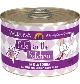Weruva Weruva Cats in the Kitchen La Isla Bonita Mackerel & Shrimp Recipe Au Jus Cat Food 6oz