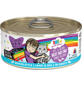 Weruva Weruva BFF OMG Best Day Eva! Beef & Salmon Dinner in Gravy Cat Food 5.5oz