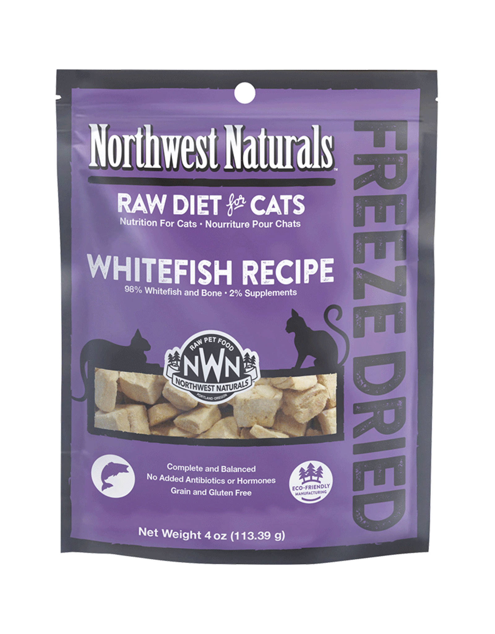 Northwest Naturals Northwest Naturals Raw Diet for Cats Freeze-Dried Whitefish Recipe