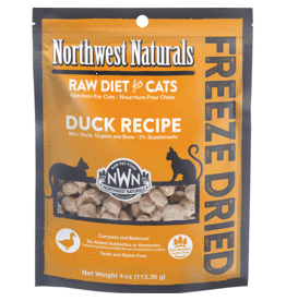 Northwest Naturals Northwest Naturals Raw Diet For Cats Freeze-Dried Duck Recipe