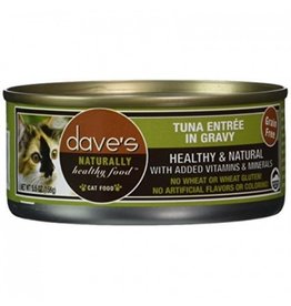 Dave's Pet Food Dave's Healthy & Nutritious Tuna Entree in Gravy Cat Food 5.5oz