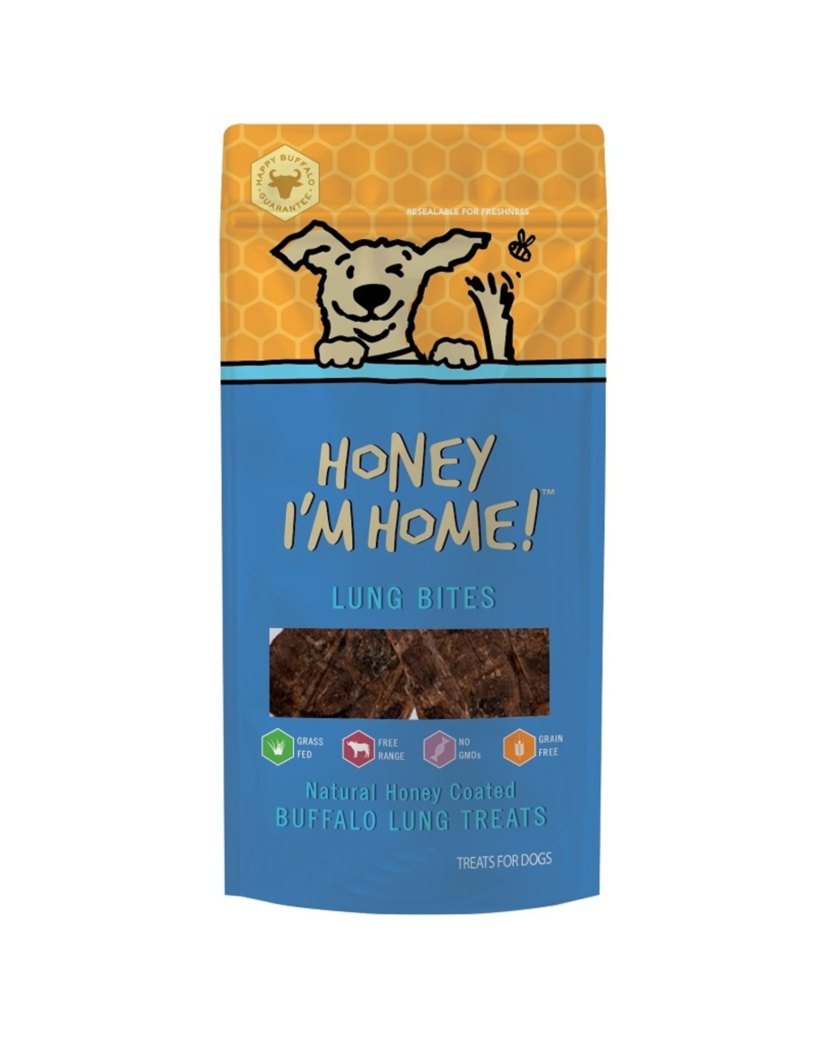 Honey I'm Home Honey I'm Home Buffalo Lung Bites 3.1oz