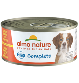 Almo Nature Almo Nature HQS Complete Chicken Dinner w/Pumpkin Dog Food 5.5oz